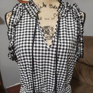 Black and white dress